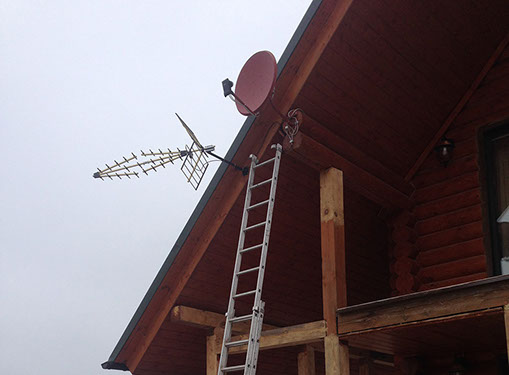 Установка одновременно спутникового и эфирного тв на один телевизор