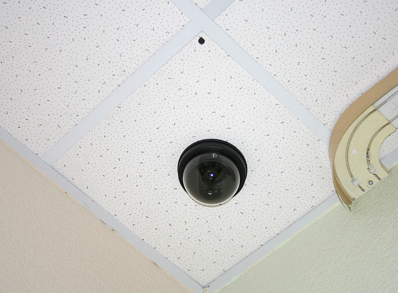 Установка купольной видеокамеры