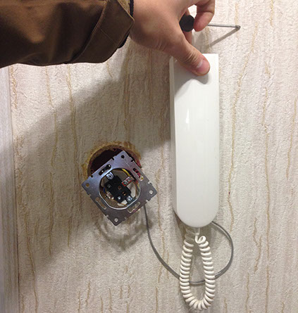 Замена аудиотрубки в квартире