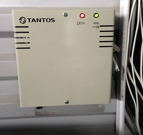 Установка блока питания