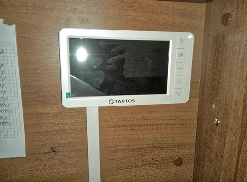 Установленный СКУД + Видеодомофон